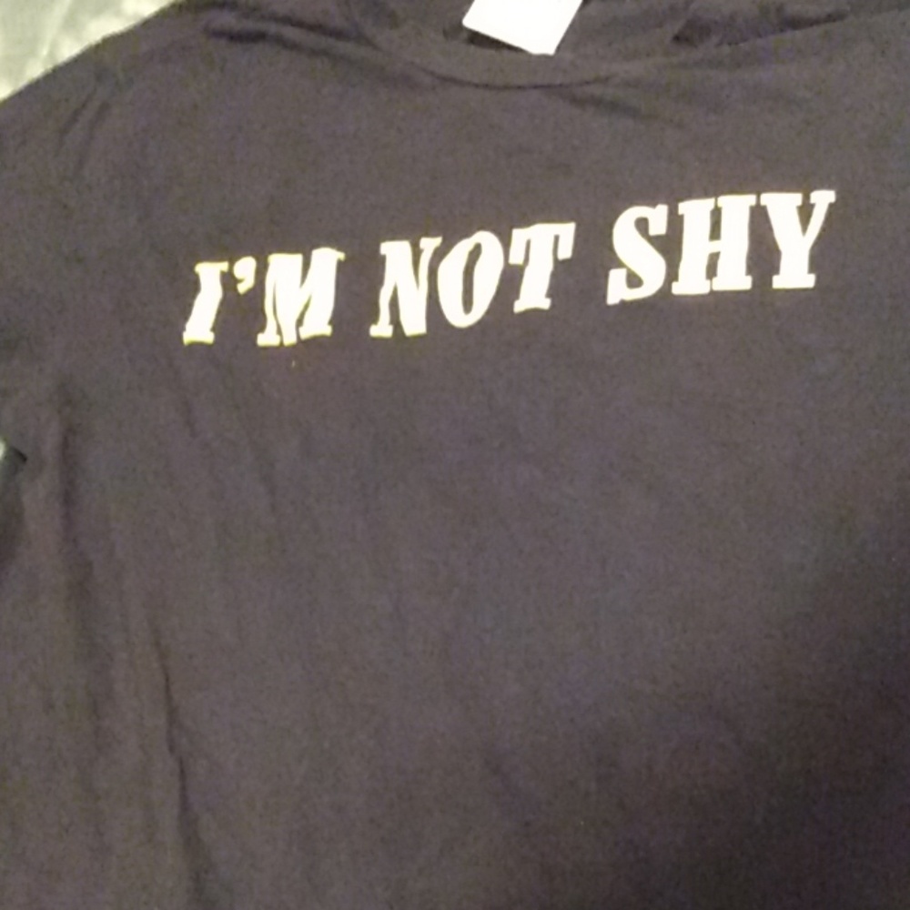 Crop top dark blue and yellow